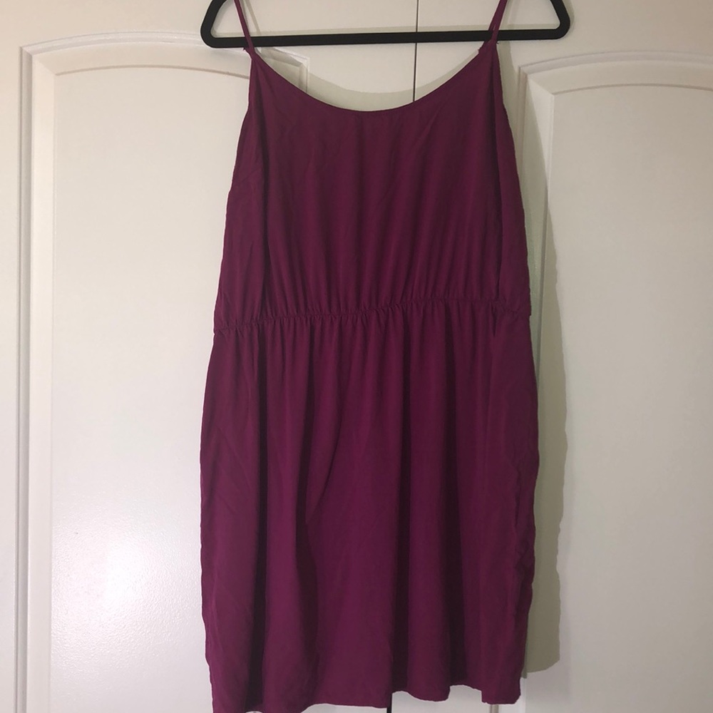 Purple/Maroon spaghetti strap dress